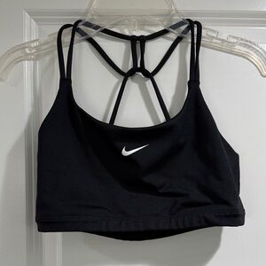 Nike Black Strappy Back Sports Bra